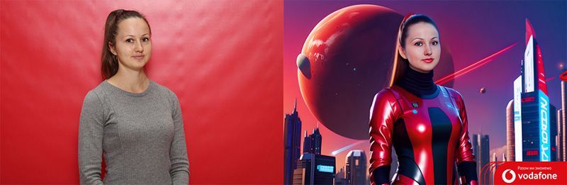 Приклади заміни фона штучним інтелектом